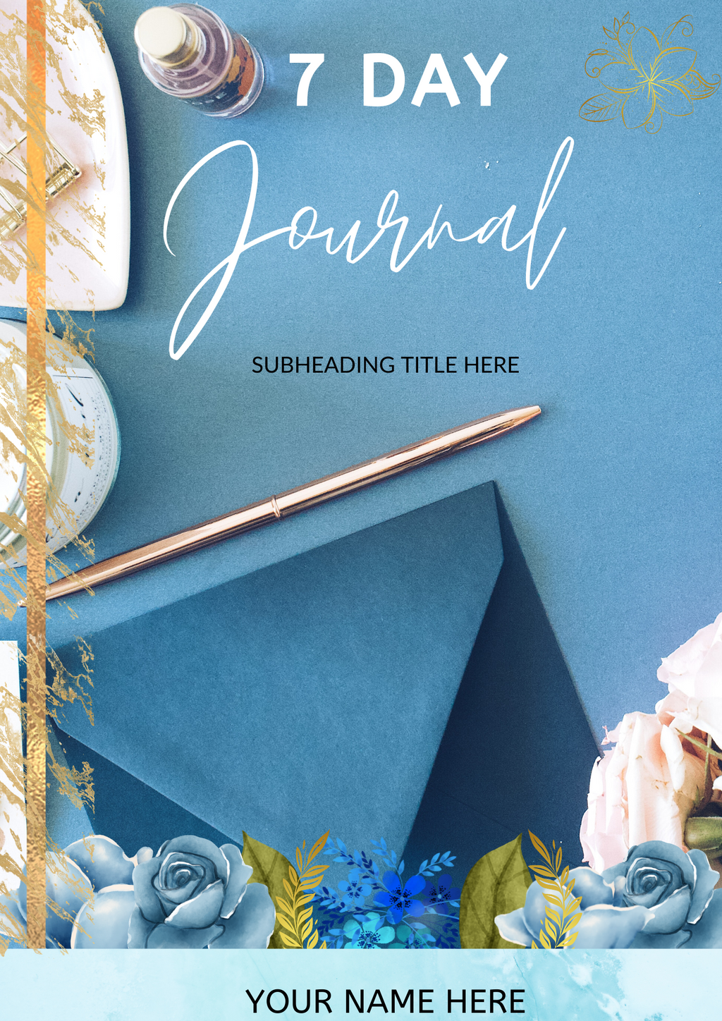 7 Day Journal Canva Template - Ready to Sell!