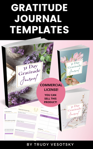 Gratitude Journal Template - Ready for your to Sell!
