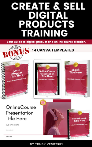 Create & Sell Digital Products Online Training and Coaching - February 2024 Intake