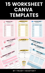 15 Worksheet Canva Templates